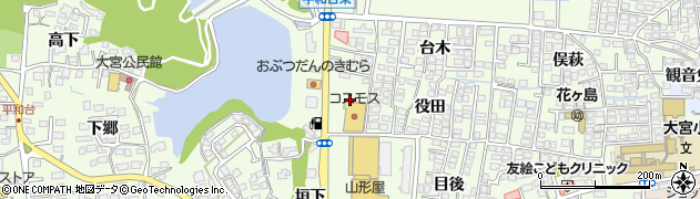 宮崎県宮崎市下北方町（井手下南）周辺の地図