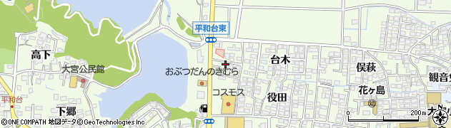 宮崎県宮崎市下北方町（井手下北）周辺の地図