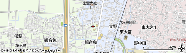宮崎県宮崎市下北方町野田632周辺の地図