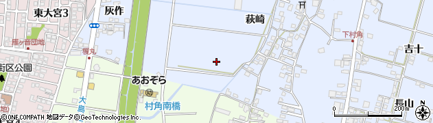 宮崎県宮崎市村角町（村菊）周辺の地図