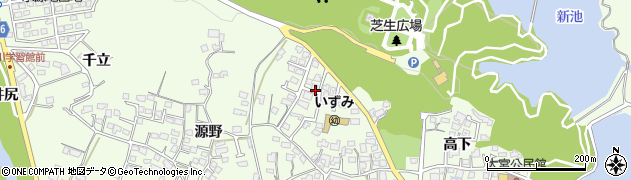 宮崎県宮崎市下北方町花切周辺の地図