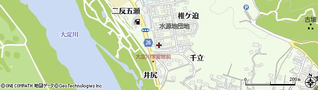 宮崎県宮崎市下北方町椎ケ迫5561周辺の地図