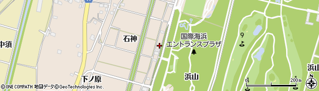 宮崎県宮崎市山崎町石神周辺の地図