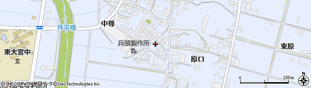 宮崎県宮崎市村角町（天神田）周辺の地図