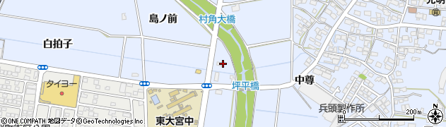 宮崎県宮崎市村角町（坪平）周辺の地図