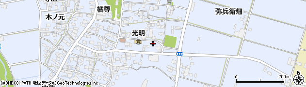 宮崎県宮崎市村角町（阿波）周辺の地図