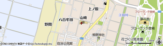 宮崎県宮崎市山崎町周辺の地図