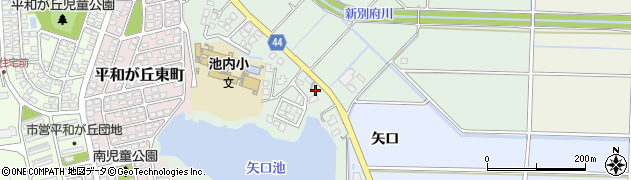 宮崎県宮崎市池内町（新開）周辺の地図