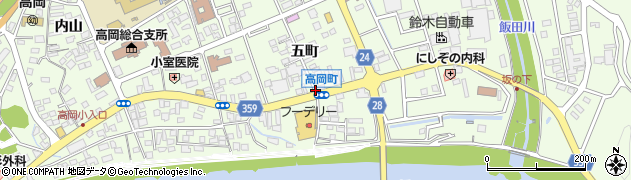 TAKAOKAつなぐ周辺の地図