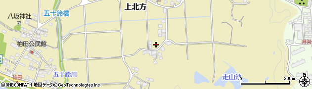 宮崎県宮崎市上北方周辺の地図