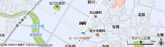 宮崎県宮崎市村角町（前畑）周辺の地図