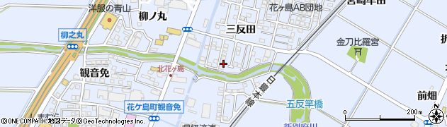 三反田緑地広場周辺の地図