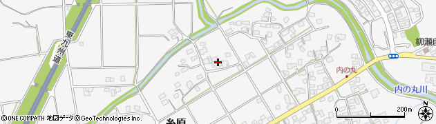 宮崎県宮崎市糸原周辺の地図