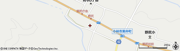 宮崎県小林市野尻町東麓2336周辺の地図