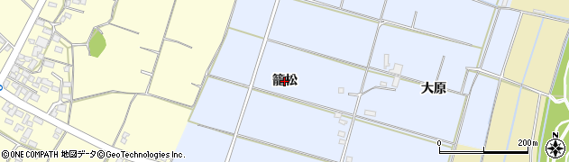 宮崎県宮崎市村角町（籠松）周辺の地図