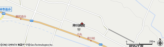 宮崎県小林市野尻町東麓1087周辺の地図