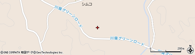 鹿児島県さつま町（薩摩郡）神子周辺の地図