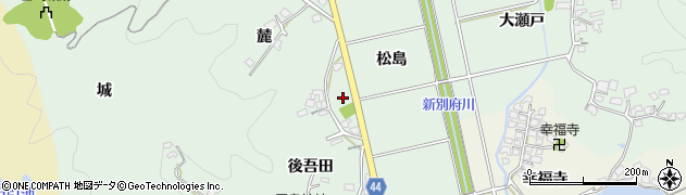 宮崎県宮崎市池内町（松島）周辺の地図