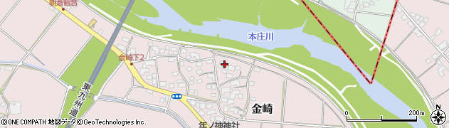 宮崎県宮崎市金崎2218周辺の地図