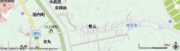 宮崎県宮崎市池内町松元周辺の地図
