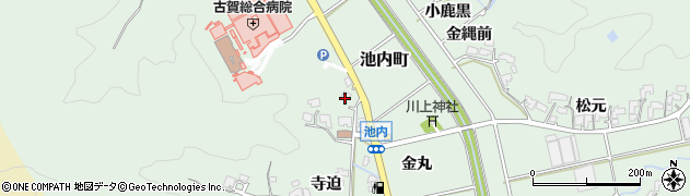 宮崎県宮崎市池内町（寺前）周辺の地図