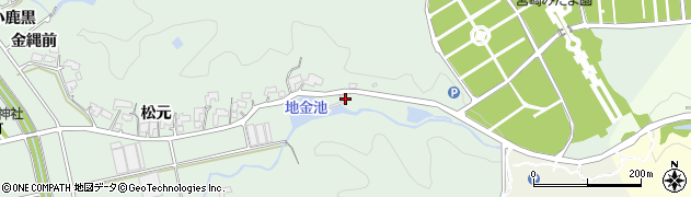 宮崎県宮崎市池内町（地金）周辺の地図