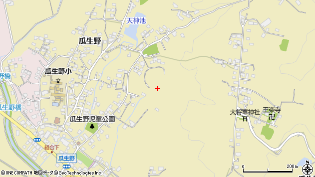 〒880-0044 宮崎県宮崎市瓜生野（その他）の地図