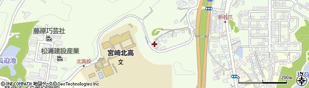 宮崎県宮崎市新名爪4551周辺の地図