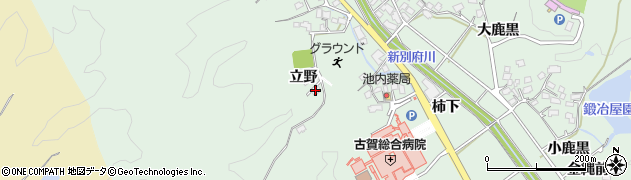 宮崎県宮崎市池内町（立野）周辺の地図