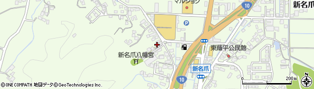 宮崎県宮崎市新名爪4442周辺の地図