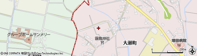 宮崎県宮崎市大瀬町周辺の地図