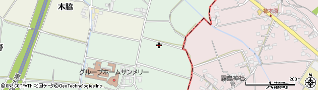 宮崎県国富町（東諸県郡）岩知野周辺の地図
