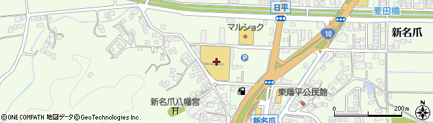 宮崎県宮崎市新名爪1740周辺の地図