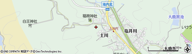 宮崎県宮崎市池内町（土川）周辺の地図