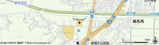 宮崎県宮崎市新名爪1838周辺の地図