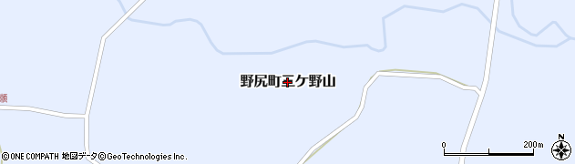 宮崎県小林市野尻町三ケ野山周辺の地図
