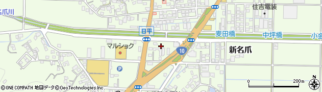 宮崎県宮崎市新名爪158周辺の地図