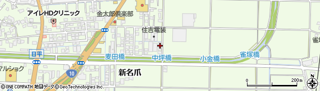 宮崎県宮崎市新名爪1420周辺の地図