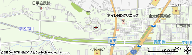 宮崎県宮崎市新名爪1757周辺の地図