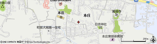 宮崎県東諸県郡国富町本庄2556周辺の地図