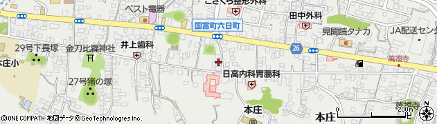 宮崎県東諸県郡国富町本庄4361周辺の地図