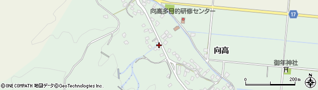 宮崎県東諸県郡国富町向高1440周辺の地図
