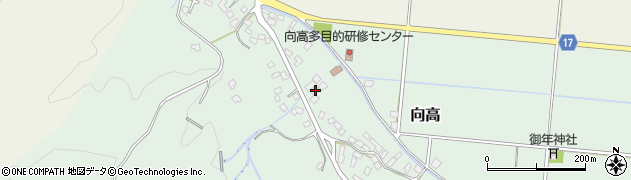宮崎県東諸県郡国富町向高1434周辺の地図