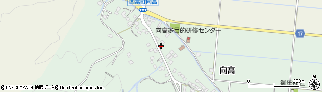 宮崎県東諸県郡国富町向高1405周辺の地図