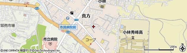 宮崎県小林市真方472周辺の地図