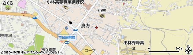 宮崎県小林市真方475周辺の地図