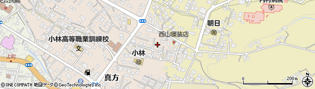 宮崎県小林市真方550周辺の地図