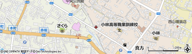 宮崎県小林市真方426周辺の地図
