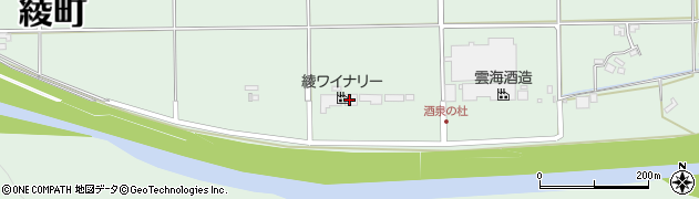 宮崎・綾ワイナリー周辺の地図