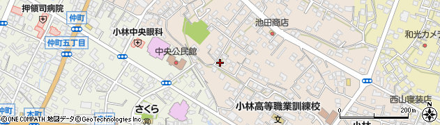 宮崎県小林市真方516周辺の地図